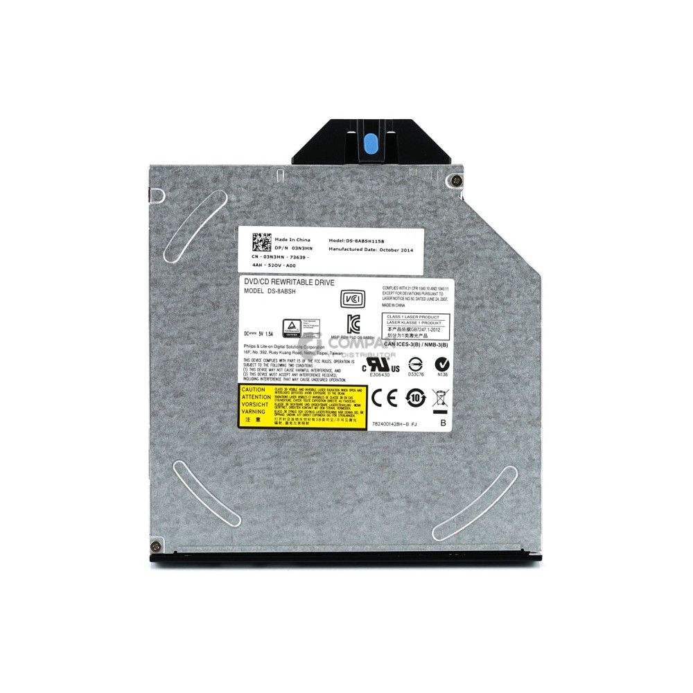 3N3MN DELL DVD-RW 12.7 SATA SLIMLINE FOR DELL POWEREDGE R720 R730